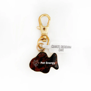 Pececito Cuarzo Obsidiana Café